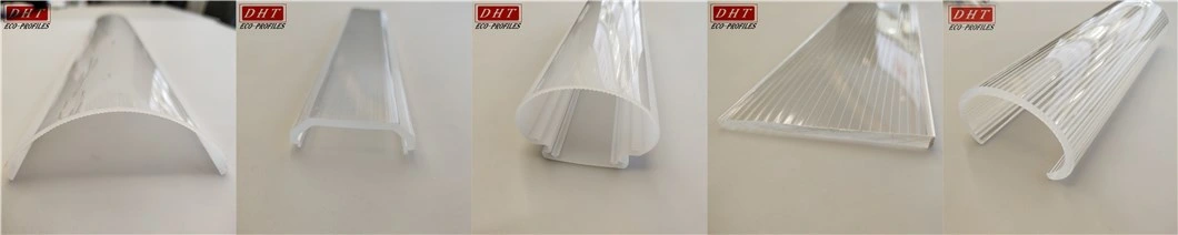 Warm Light Plastic Extrusion LED Light Cover Acrylic PMMA Rod Cover