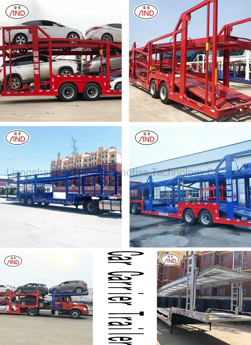 20 Feet Container Trailer/Skeletal Trailer/2 Axles Skeletal Semi-Trailer Car Carrier Trailer