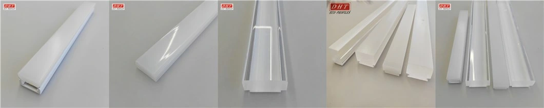 Warm Light Plastic Extrusion LED Light Cover Acrylic PMMA Rod Cover