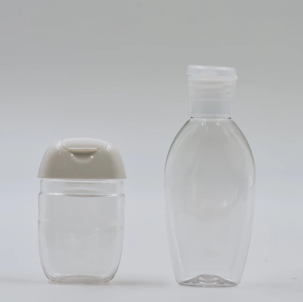 Transparent Plastic 100ml 200ml 500ml Factory Wholesale Production of Transparent Plastic Bottle Plastic Nozzle