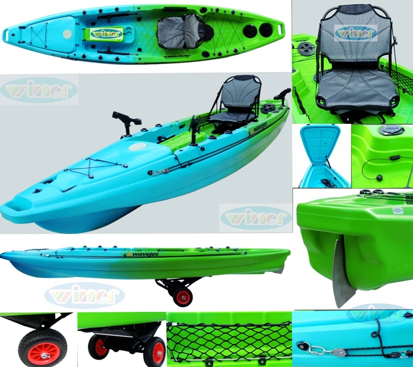 Plastic Fishing Boats Kayak with Paddle for Recreation
