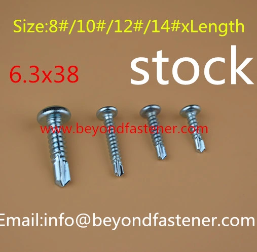 Screw/Self Drilling Screw/Countersunk Head Screw 6 Ribs with Wing, Csk Wing Screw,