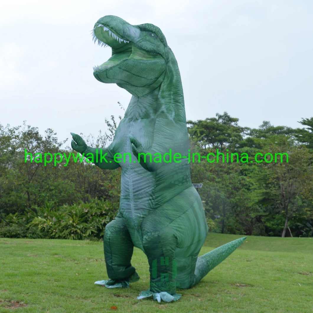 Wholesale Inflatable Dinosaur T Rex Costume Adult Inflatable Dragon Costume Kids Adult Size Inflatable Dinosaur Suits