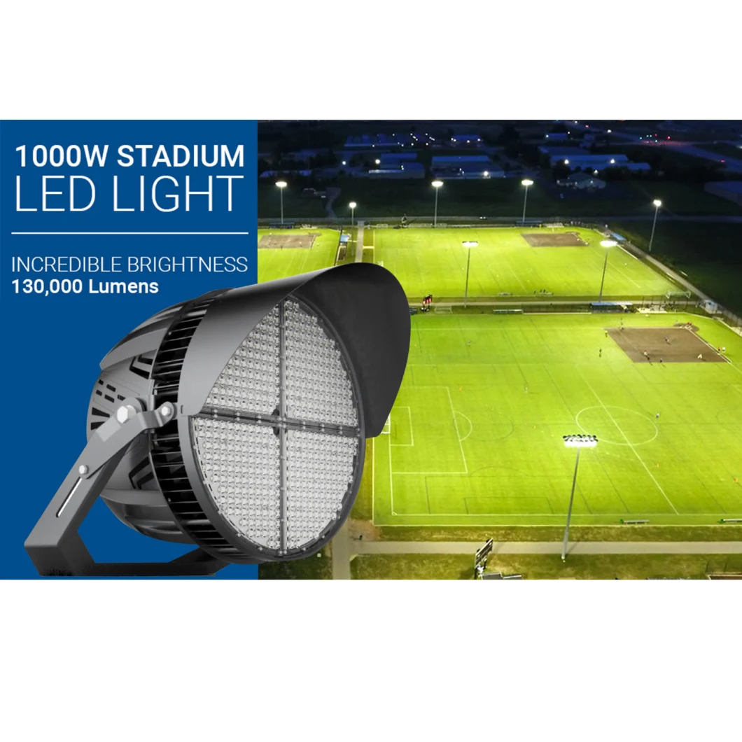 600W LED Stadium Light, High Lumen 5000K High Mast Light, IP65 Waterproof, LED Arena Lights for Outdoor Flood Lighting, Parking Lot, Sport Court