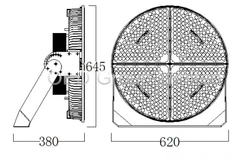 High Quality Outdoor Professional Stadium Lighting 800W LED SMD Flood Light for Court, Sports Field Lighting