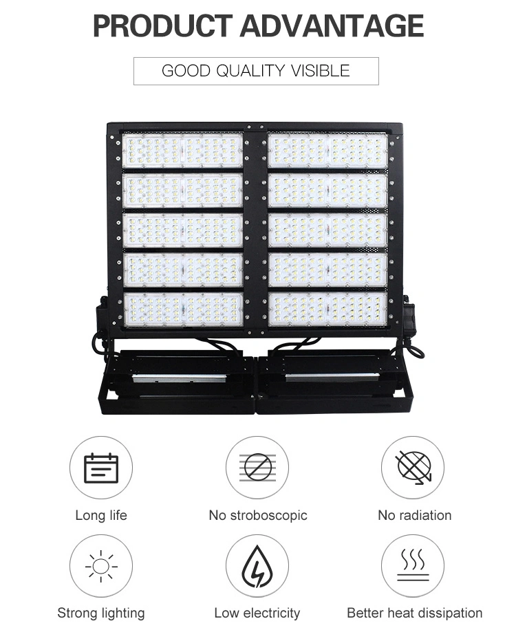 LED Stadium LED High Mast Lighting 400W 800W 1000W Outdoor Stadium Lights Soccer Field Tennis Court Football Field Lamps