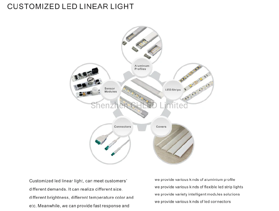 Commercial Furniture Lighting Chip on Board Waterproof COB IP67 Extrusion Flexible COB LED Strip