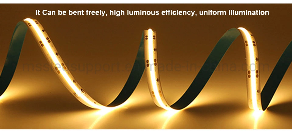 New Technology 24V 2700K 3000K 4000K 6000K White Flexible COB LED Strip
