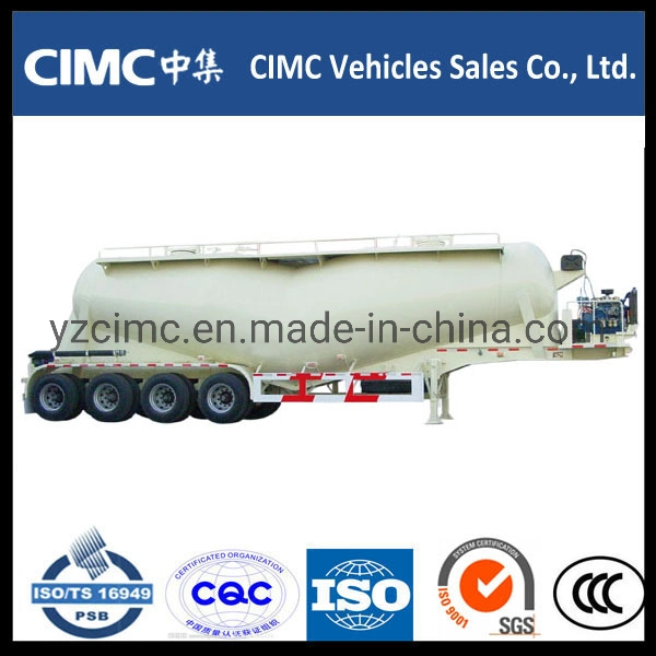 Cimc Tri-Axle Bulk Cement Carrier Powder Bulk Cement Trailer Cement Tanker