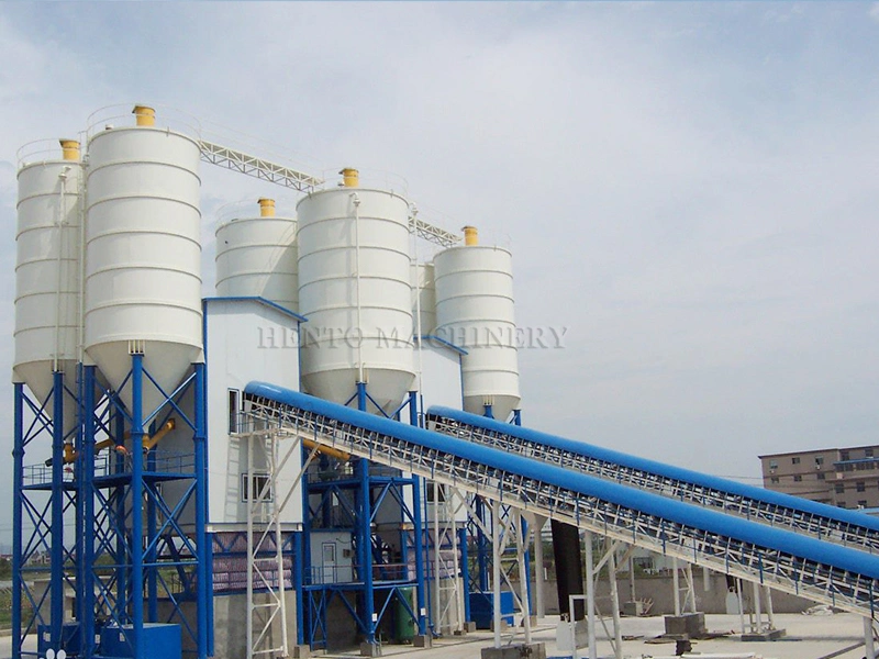 High Efficiency Low Cost Concrete Mixing Plant