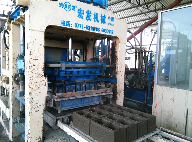 China Hongfa Thermal Brick Production Unit Concrete Block Manufacturers Concrete Curb Paver Machine