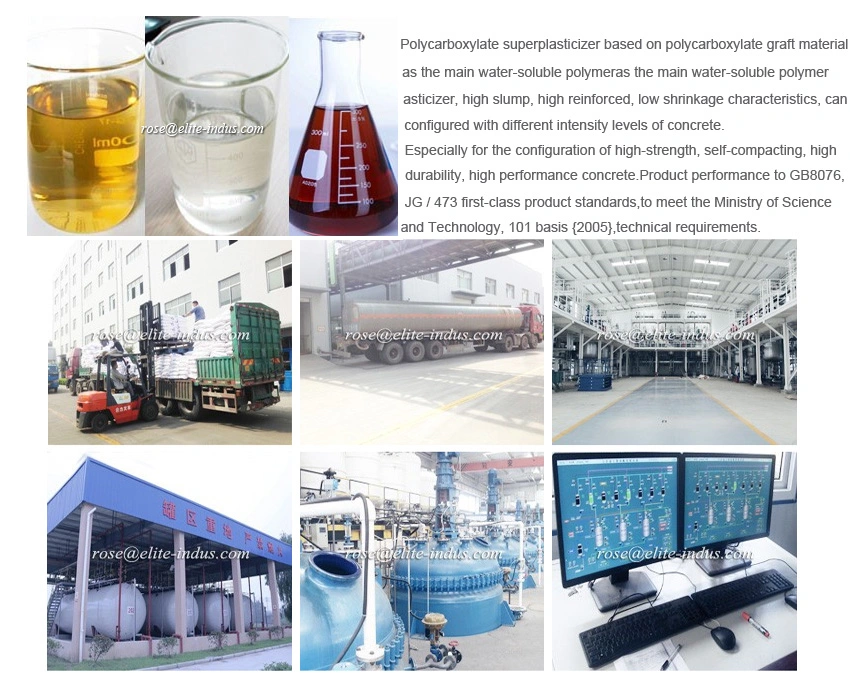 Concrete Water Reducing Admixture Polycarboxylate Super Plasticizer Superplasticizer for Gypsum