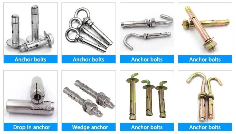 High-Performance Expansion Anchor Bolt Wedge Anchor for Cracked Concrete and Seismic