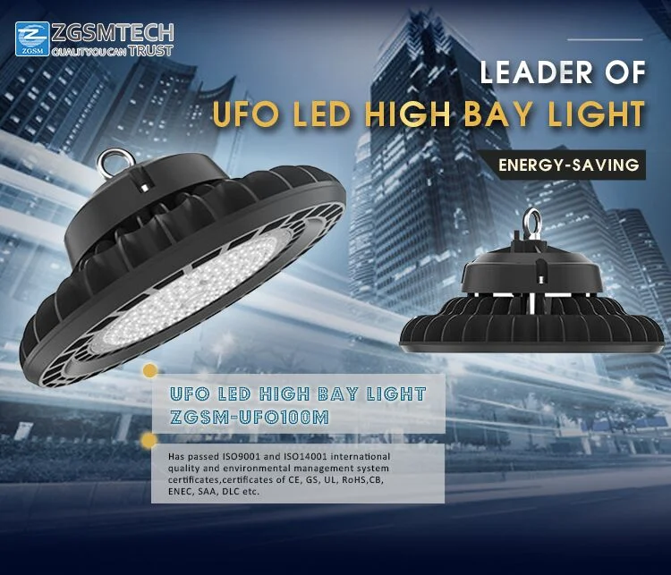 Zgsm High Quality UFO LED High Bay Light with High Cost Performance