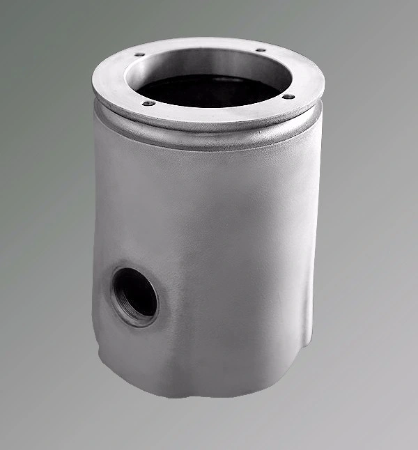 Aluminum Gravity Die-Cast Flange Shell of Reducer Gearbox, ADC12 Aluminum Casting