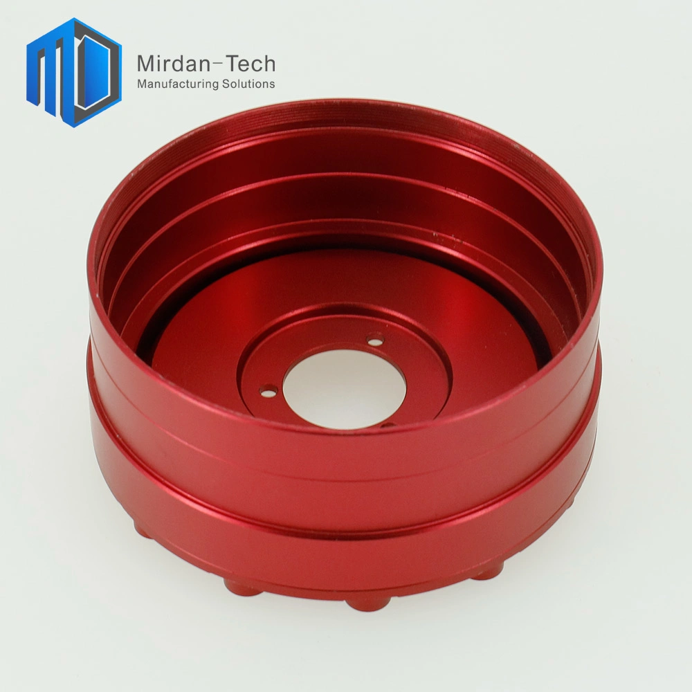 Customized CNC Machining Metal Alu Red Anodized Finish CNC Machining Metal Parts