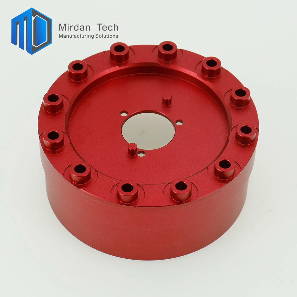 Customized CNC Machining Metal Alu Red Anodized Finish CNC Machining Metal Parts
