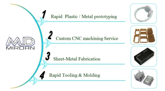 CNC Stainless Steel Rapid Prototype CNC Machining Plastic Rapid Prototype