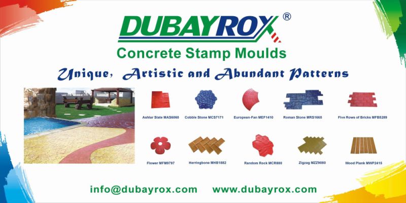 Stamp Tool Molds for Concrete Different Types for Concrete Stamp Mats Concrete Staming Mold Flexible Concrete Stamp Mats for Paving Decorative Concrete Molds