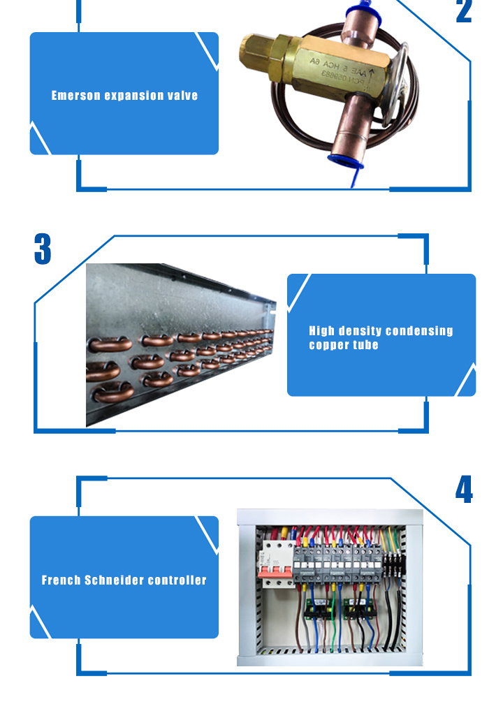 Industrial Fan HVAC Duct Fan Air Conditioning Refrigeration Equipment Air Conditioner Air Cooled Modular Water Chiller