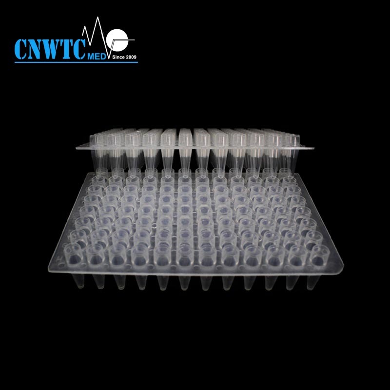 0.1-0.2ml High Quality 96 Well Half Skirt PCR Plate Culture Plate