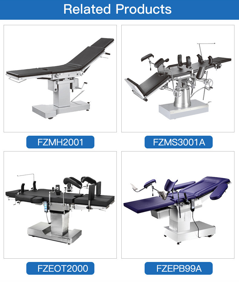 Operation Theatre Multi-Function Electric Hydraulic Integrated Leg Operating Table (HFEOT99S)