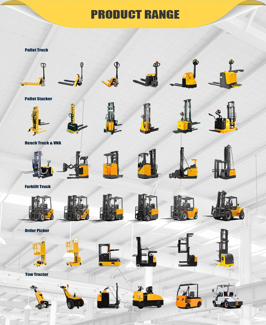 Hydraulic Pump AC Manual Pallet Truck 5000kg Hand Operated Forklift