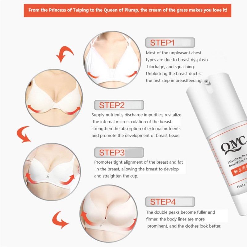 Women Breast Beautifying Cream Firming Bigger Lifting Bust up Enhance Breast Cream Skin Care