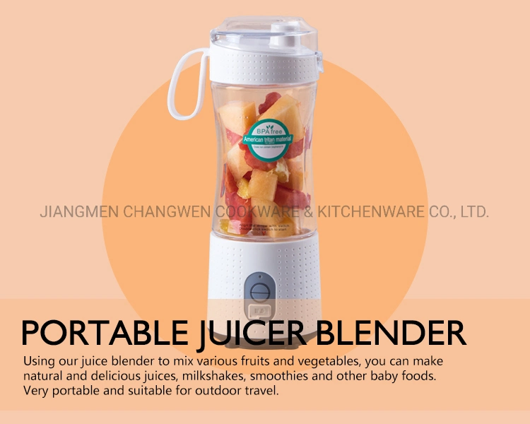 BPA Free Tritan Kitchenware Portable Electric Juicer USB Juice Blender