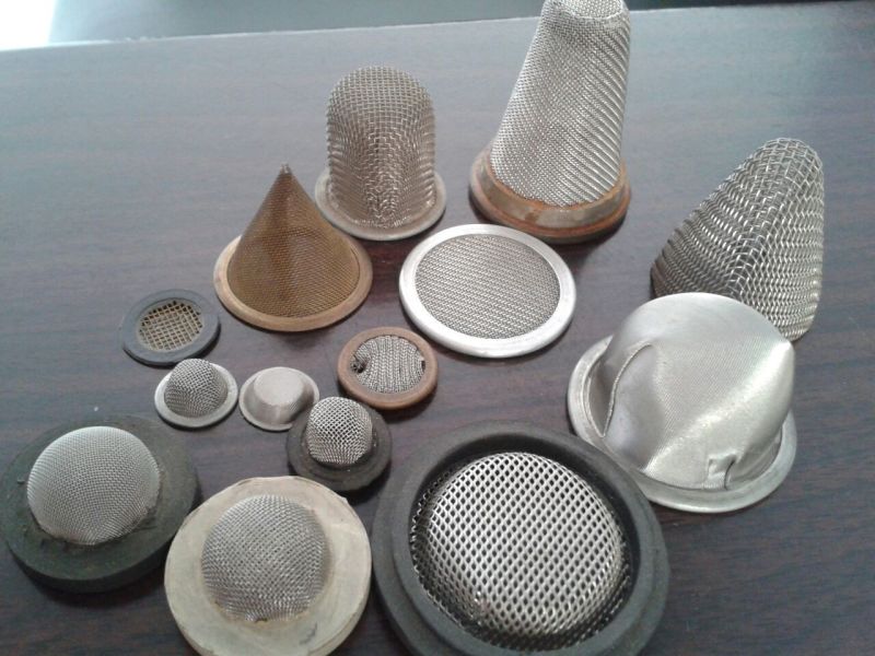 Round Expanded Mesh Stainless Steel Filter Drainer