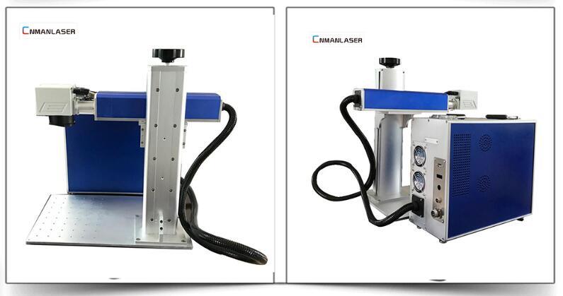 30W Spoons Stainless Steel Silver Metal Laser Engraving Marking Machine