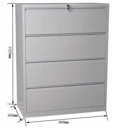 Luoyang Steel Office Metal 4 Drawer File Cabinet