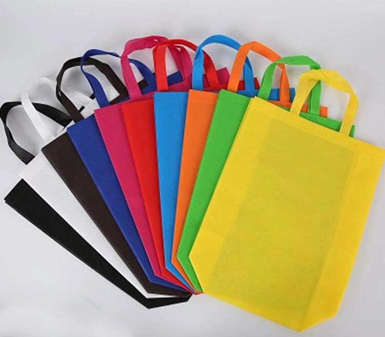 Factory Supply Biodegradable Reusable Non Woven Fabric Carry Bag PP Promotional Non Woven Bag