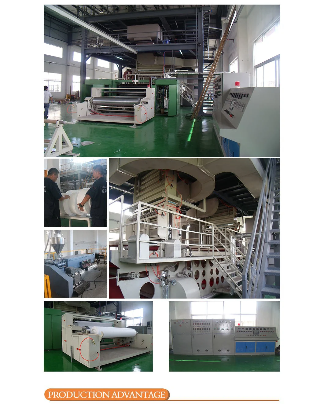 for Medical Products Azx-SMS PP Spunmelt Composite Nonwoven Fabric Making Production Line