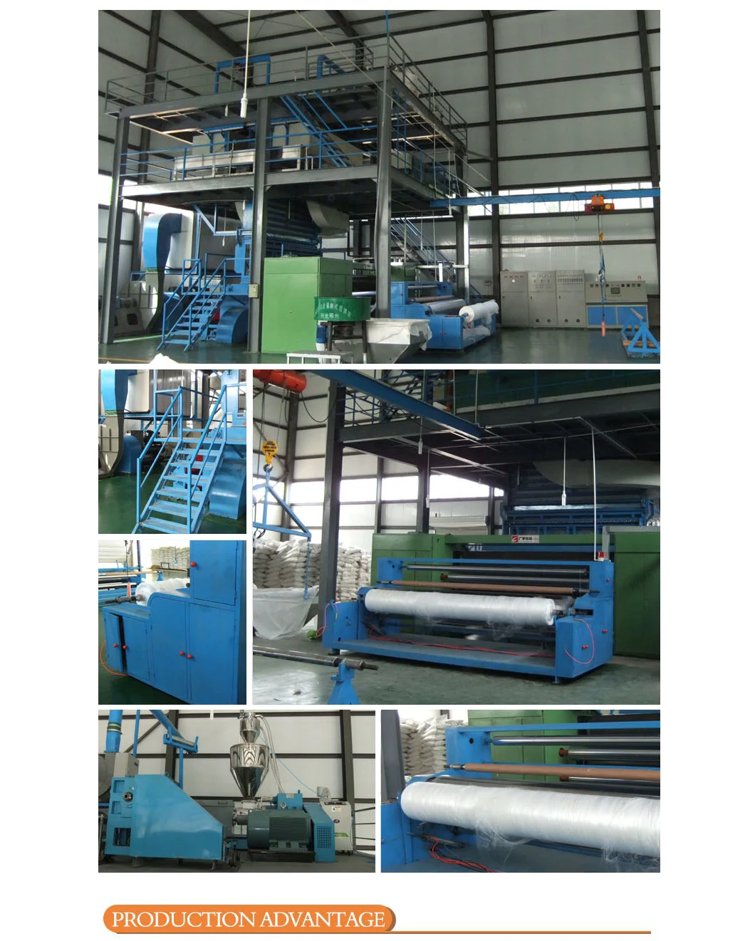 for Geotextiles Products Azx-SSS PP Spunbond Non Woven Fabric Making Machine