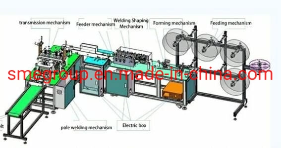 1+1 Melt Blown Non Woven Polypropylene Fabric for Making Masks Machine