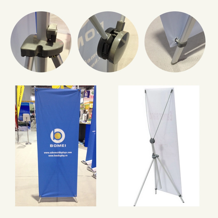 Triangular X Display Stand 80*180cm Adjustable Display X Banner Stand