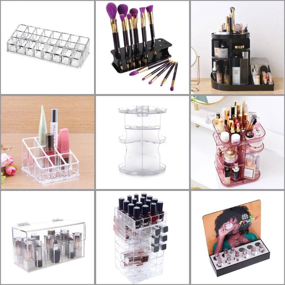 Manufacturer Batch Custom Multifunctional Cosmetic Storage Box Cosmetic Display Stand