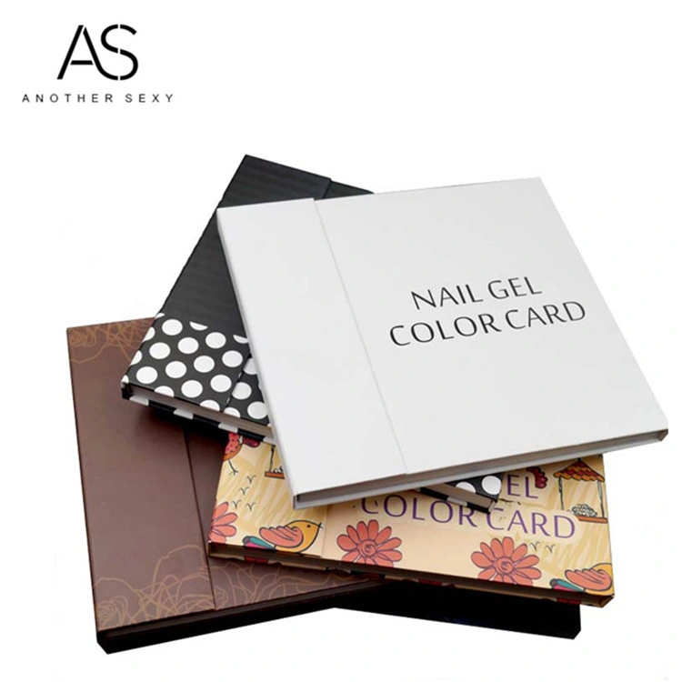 Professional Nail Art Gel Polish Color Display Card Board/ Nail Salon Color Display Chart Frame