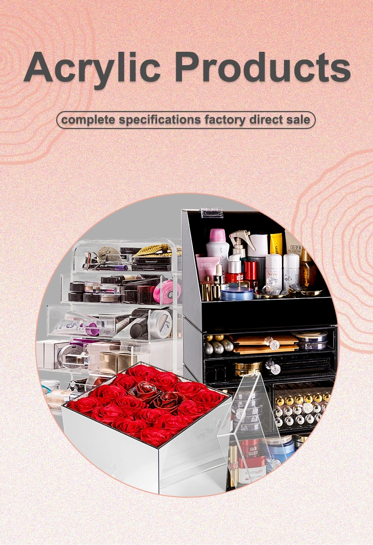 Premium Acrylic Rotating Lipstick & Palette Holder Makeup Organizer