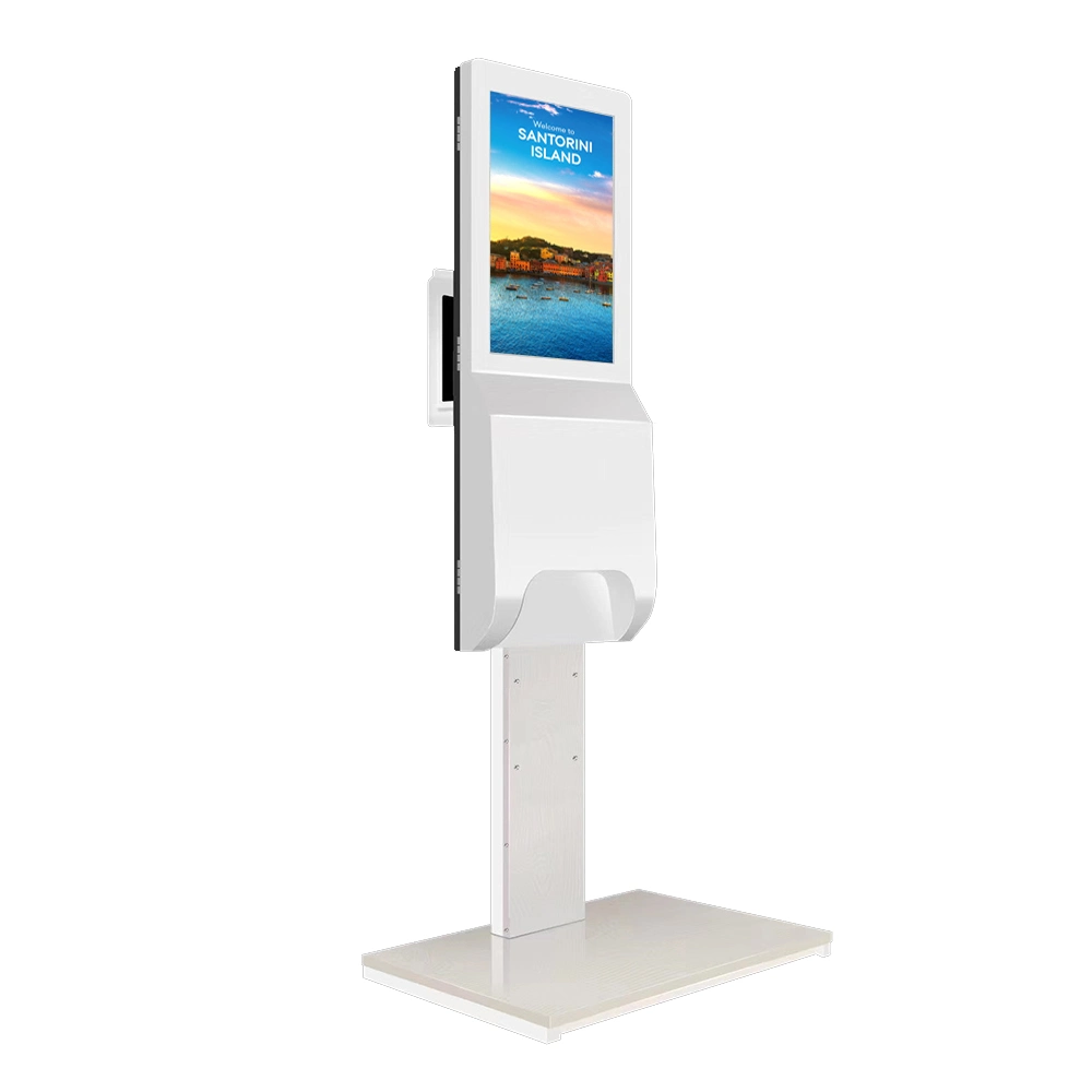 21.5 Inch Wall Mounted/Floor Stand Digital Signage Monitor Auto Hand Sanitizers Dispenser Advertising LCD Display