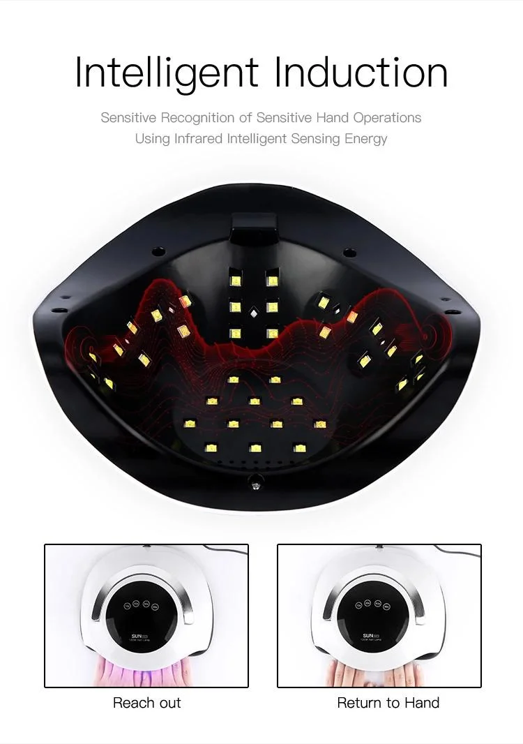 Professional Smart LED Nail Lamp Digital Display Nail Polish Dryer