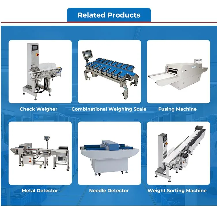 Automatic Belt Conveyor Check Weigher with Pusher Rejection System