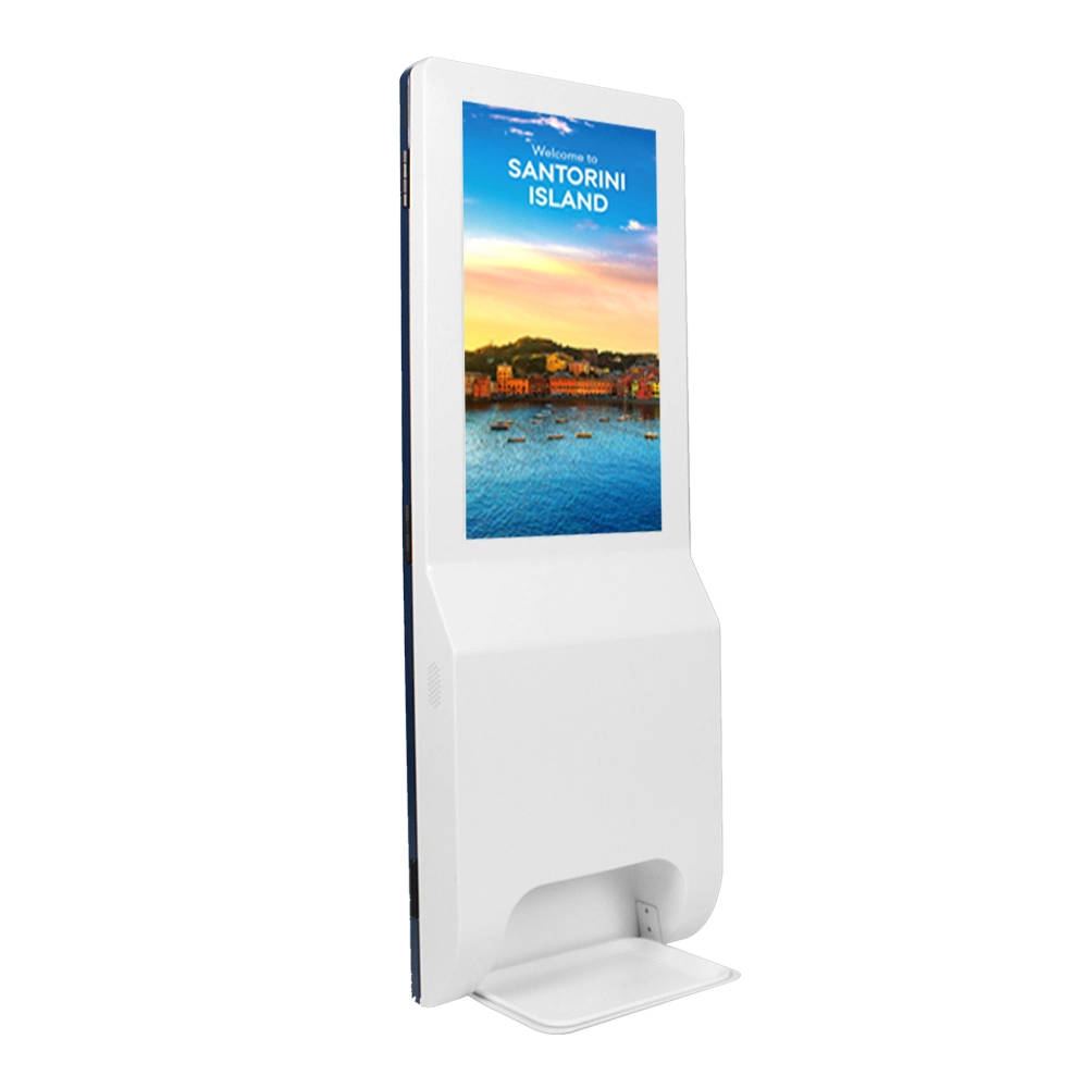 21.5 Inch Wall Mounted/Floor Stand Digital Signage Monitor Auto Hand Sanitizers Dispenser Advertising LCD Display