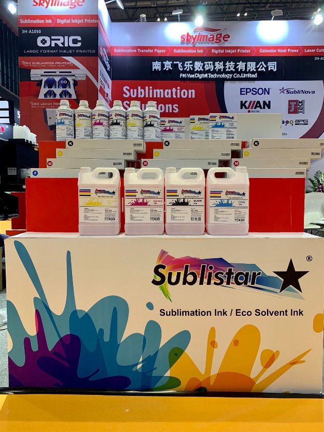 Digital Sublimation Ink 1000ml High Transfer Rate for Sublimation Printer