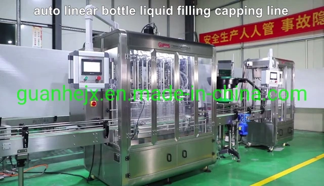 Bottle Filling Machinery and Sealing Labeling Date Printer Machine Line