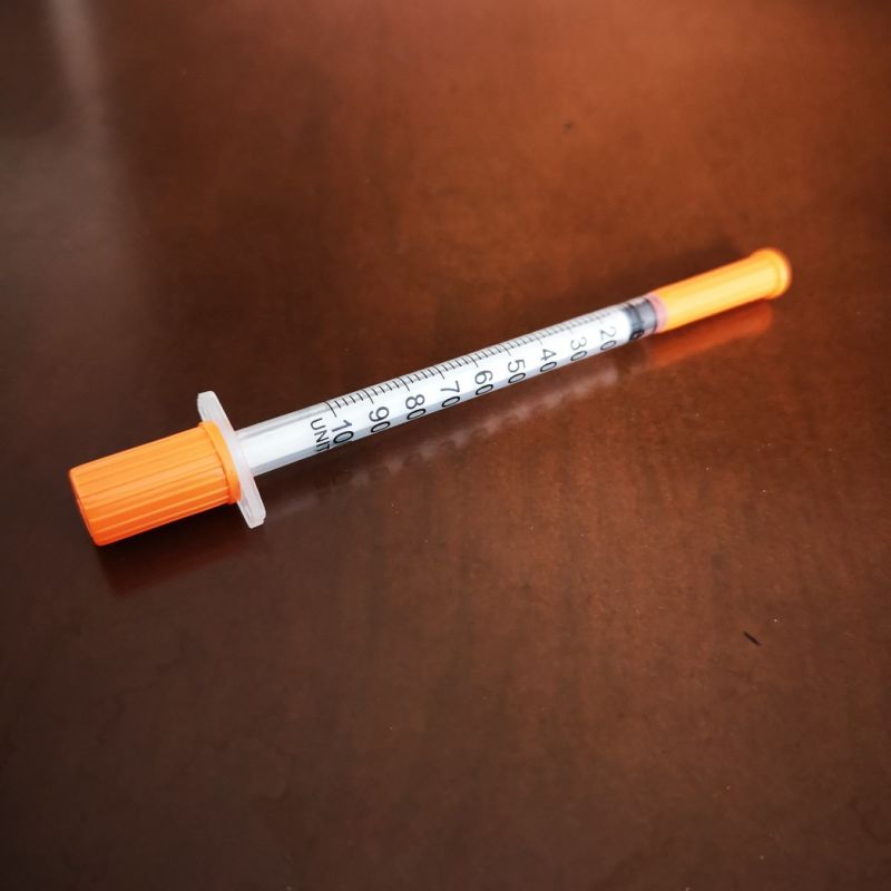 for Diabetics Used Insulin Syringe (U-100, U-40) with Ce ISO