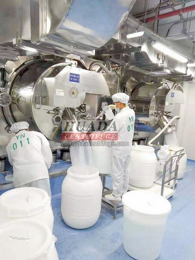 Gkf Horizontal GMP Peeler Centrifuge Used for Antibiotics
