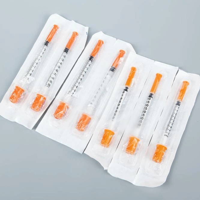 Günstigste einmal-U30 U50 U100 2cc Insulin Spritze für Diabetiker