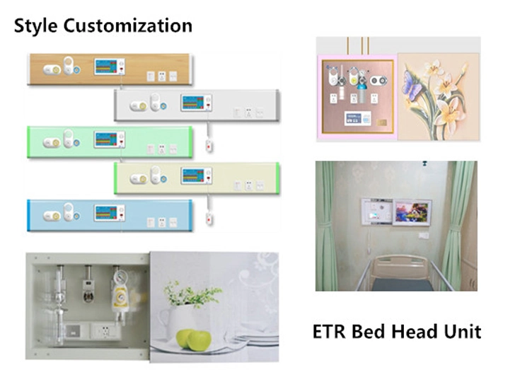 Medical Device Bed Head Panel Support Light with Pull Cord